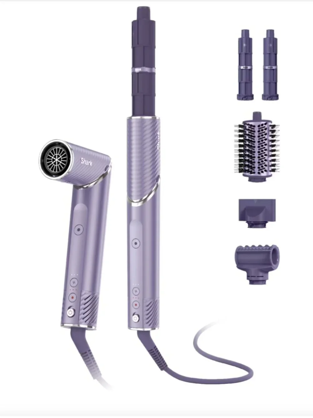 NEW Shark FlexStyle IonCurl Hair Styler in Lilac